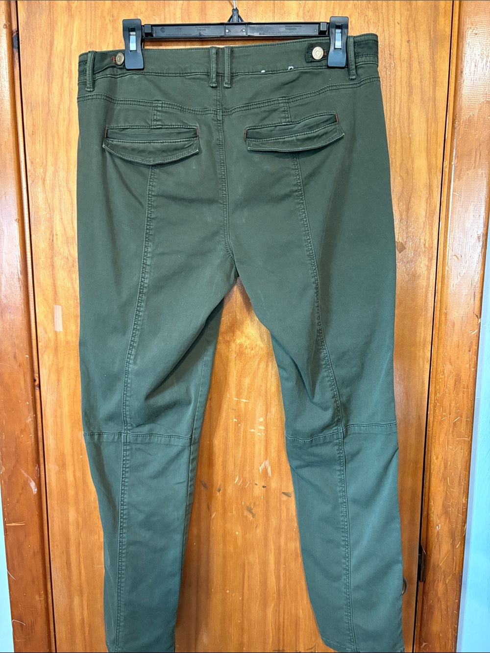 White House Black Market Olive Green Straight Leg Pants - Picture 2 of 11